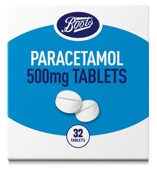 Boots Paracetamol 500mg Tablets - 32 Tablets
