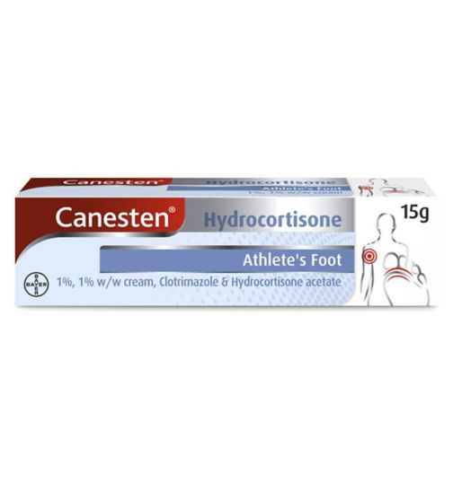 Canesten Hydrocortisone Athlete's Foot  1% w/w Cream