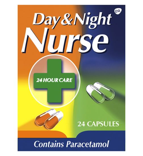 Day & Night Nurse Cold and Flu Capsules 24 s