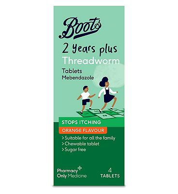Boots Threadworm Tablets - 4 Tablets