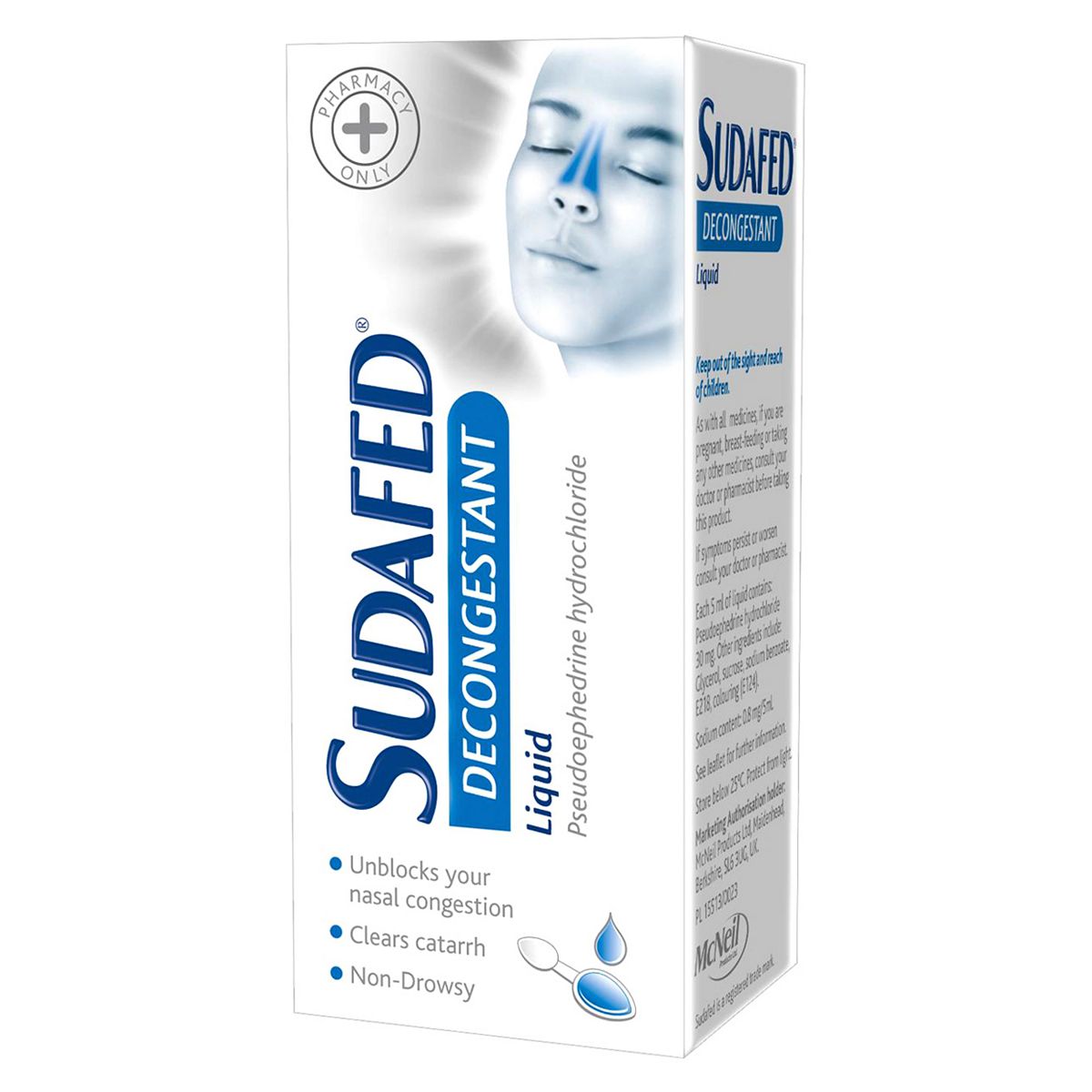 Sudafed Decongestant Liquid 100Ml