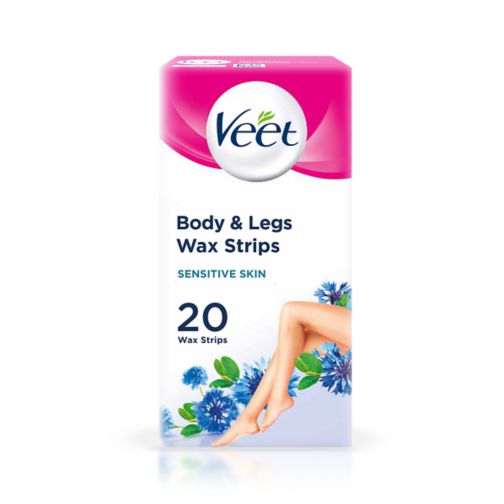 Veet Wax Strips Body & Legs for Sensitive Skin x20