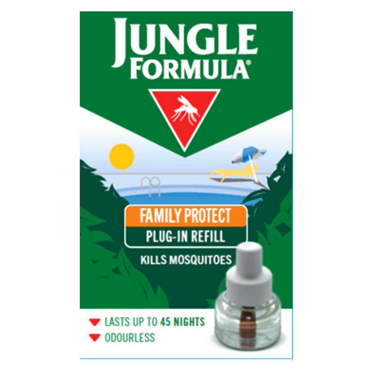 Jungle Formula Family Protect Mosquito Repellent Plug-In Refill 35Ml