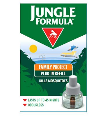 Jungle Formula Family Protect Mosquito Repellent Plug-In Refill, 35ml