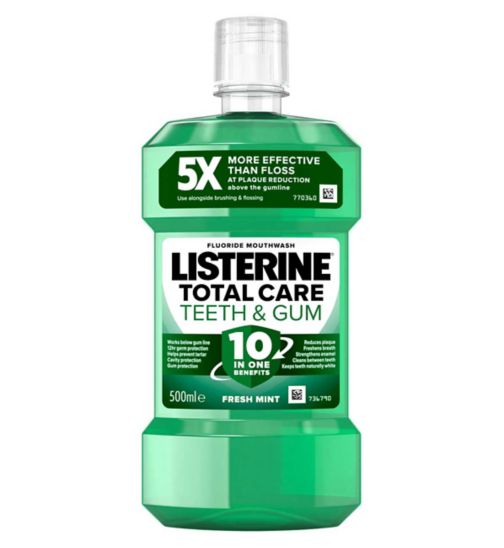 LISTERINE® Total Care Teeth & Gum Mouthwash 500ml