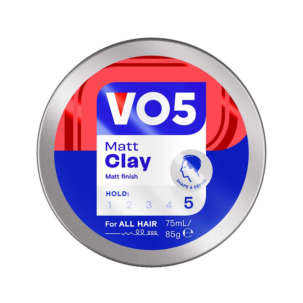 VO5 Matt Long Lasting Hold Hair Clay 75ml