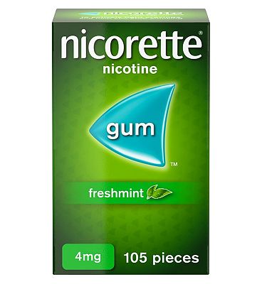 Nicorette Freshmint 4mg Gum- 105 Pieces