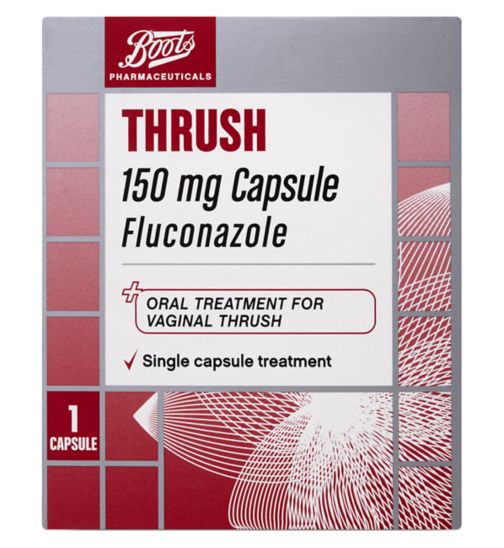 Boots Thrush 150mg Capsule (Fluconazole)  - 1 capsule