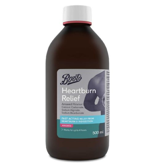 Boots Pharmaceuticals Heartburn Relief Aniseed Flavour - 500ml