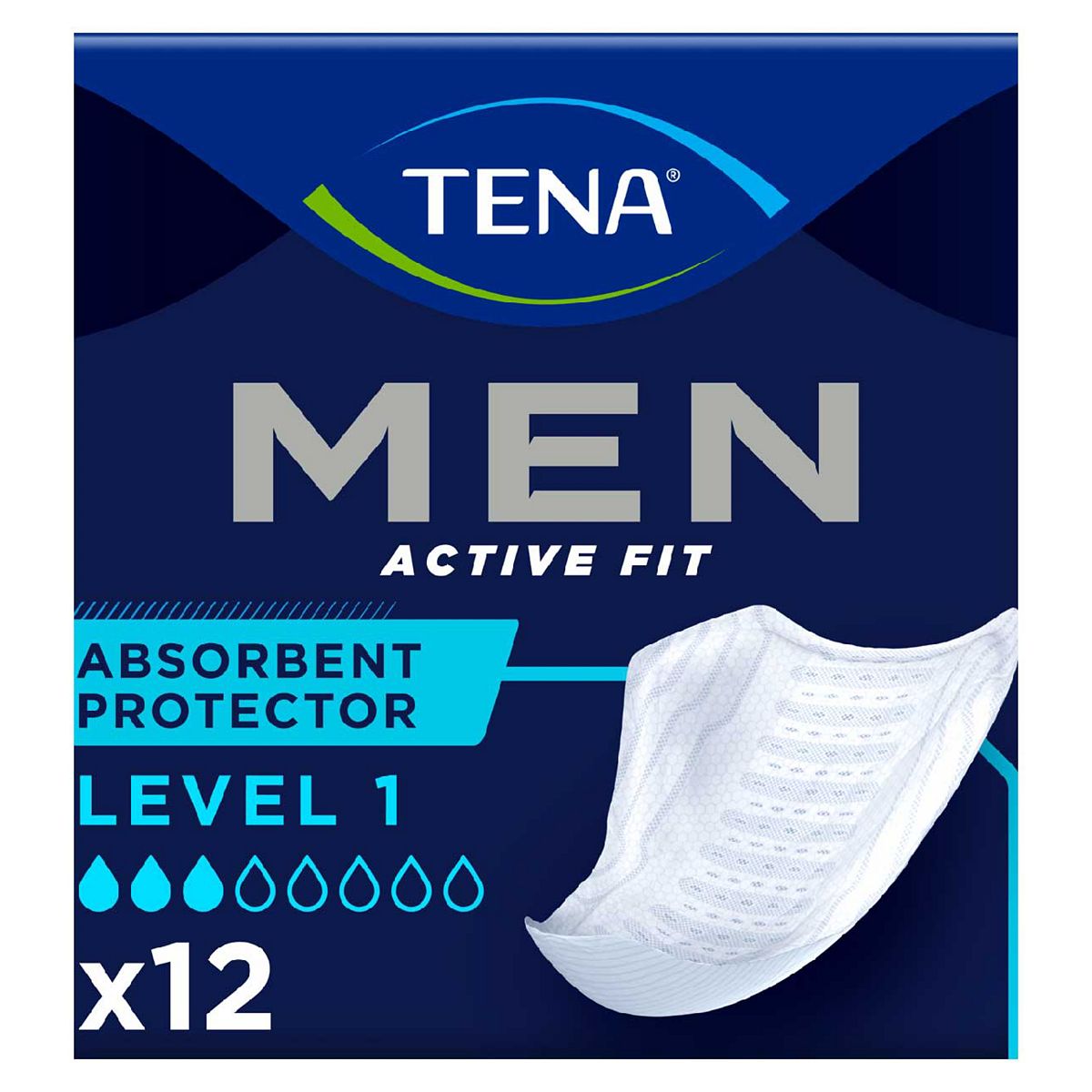 Tena Men Level 1 Incontinence Absorbent Protector - 12 Pack