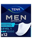 Tena 750830 Men Level 3 Incontinence Pad - Pack of 16 for sale