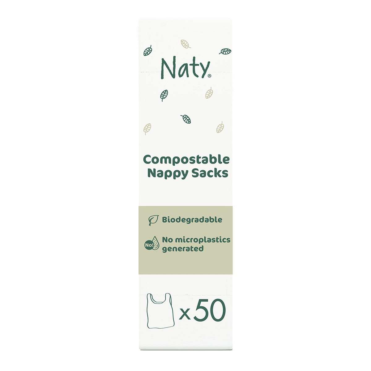 Naty Disposable Nappy Bags - 50 Pack
