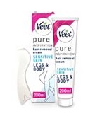 Veet Pure Hair Removal Cream Legs & Body Sensitive - 200ml