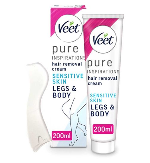 Veet Sensitive Skin Hair Removal Cream Aloe Vera and Vitamin E 200ml - Boots