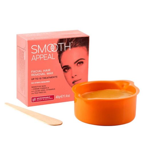 Smooth Appeal Microwave Formula Facial Hair Remover Wax