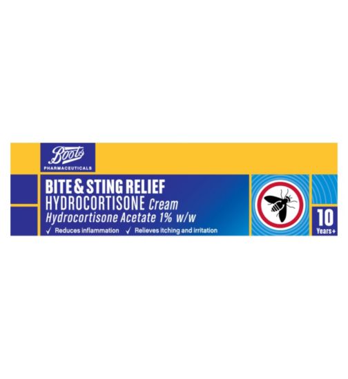 Boots Pharmaceuticals Bite & Sting Relief Hydrocortisone Cream - 10g