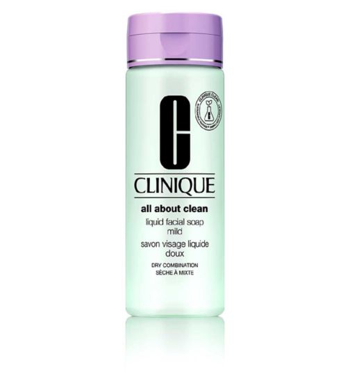 Clinique 3-Step Liquid Facial Soap Mild 200ml - Skin Type 1 & 2