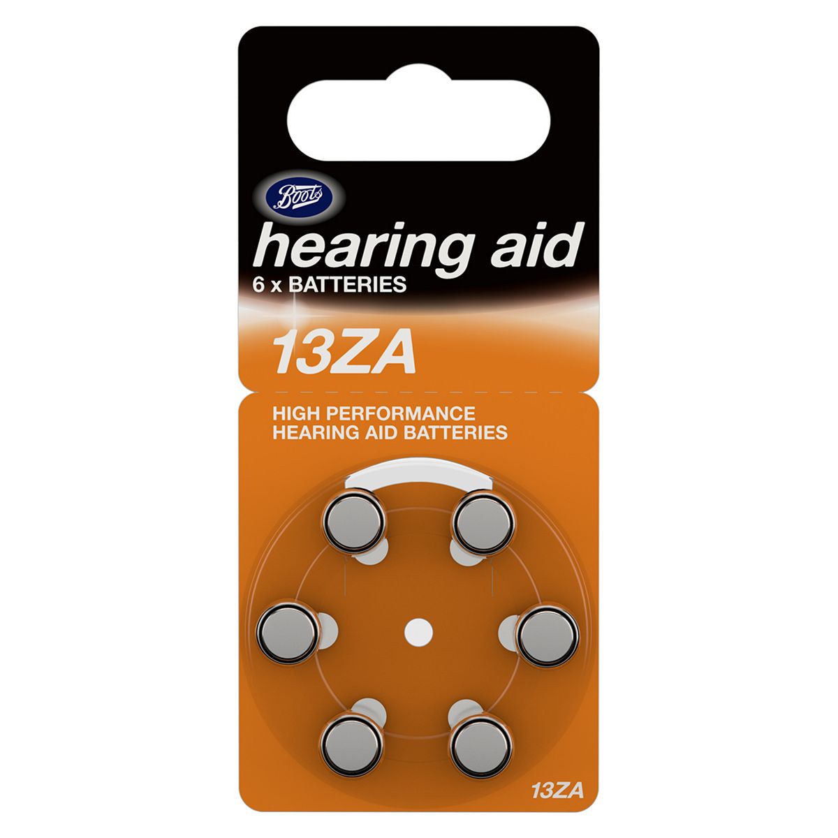   13Za Hearing Aid Battery - Pack Of 6 Batteries