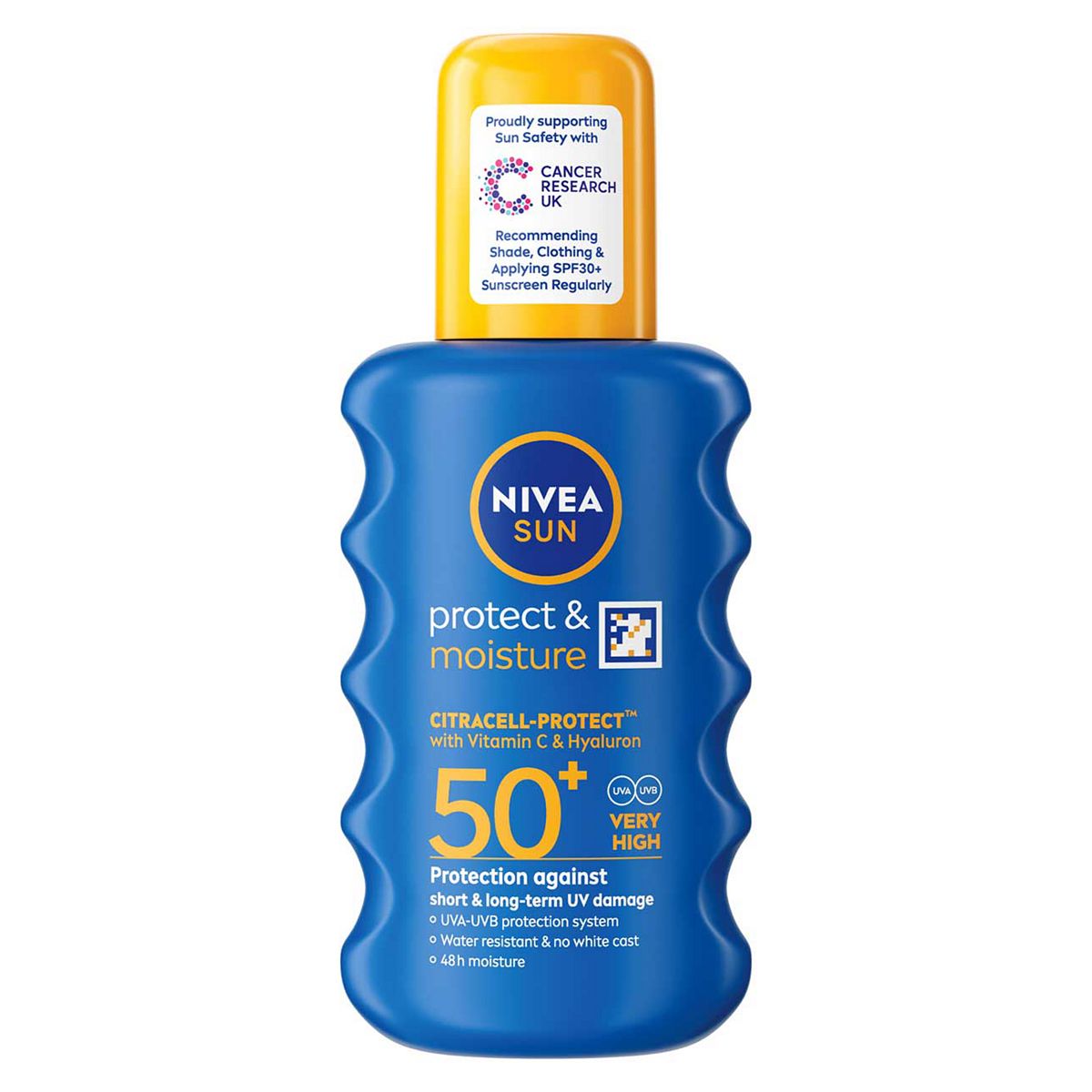 Nivea Sun Protect & Moisture Spray Spf50+200 Ml, 200Ml Cream