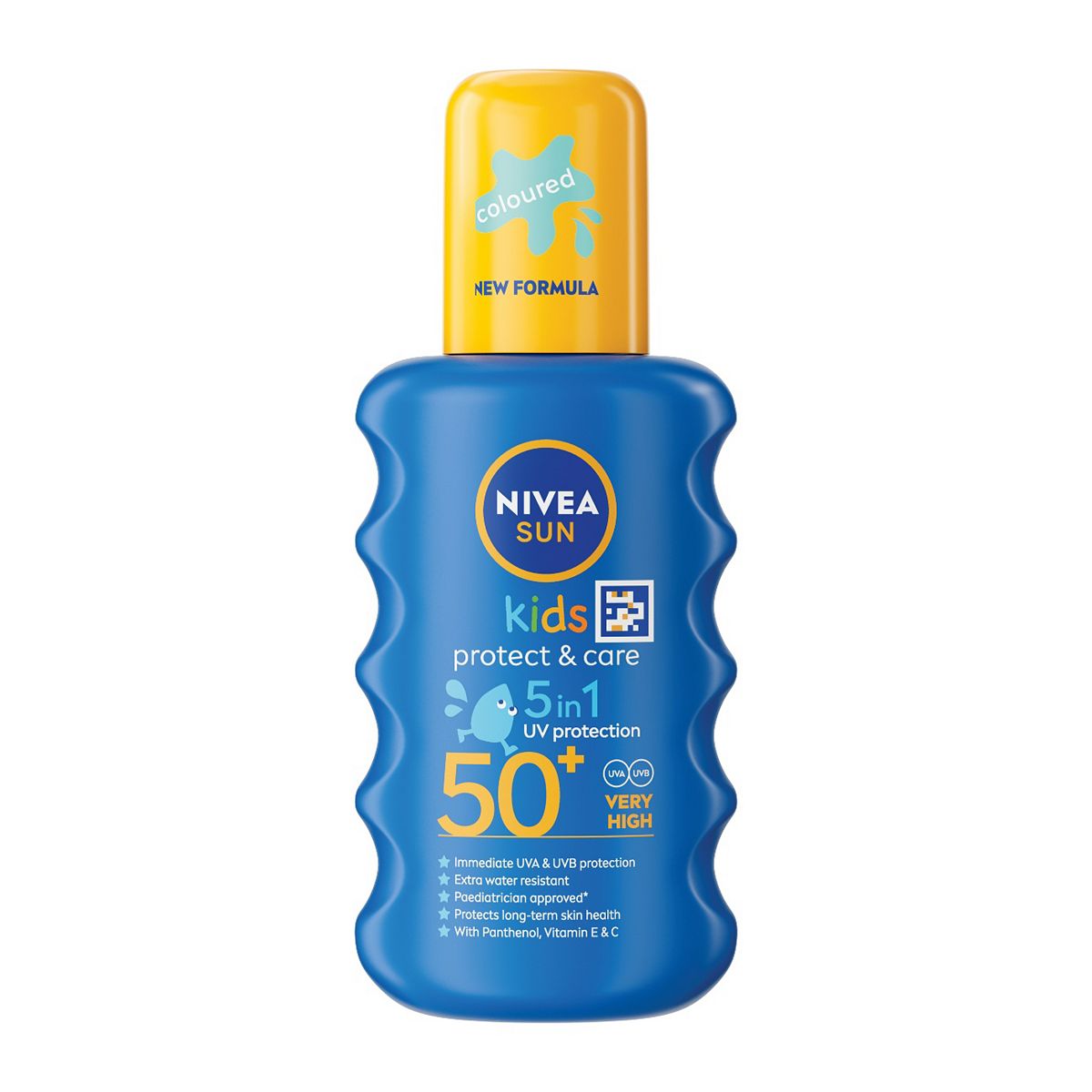 Nivea Sun Kids Coloured Cream Spray Spf50+200 ml, 200ml