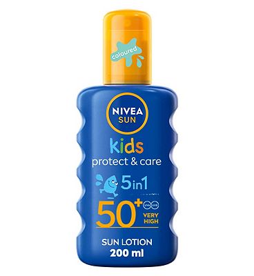 Nivea Sun Children's Coloured Spray SPF50 - 1 x 200ml