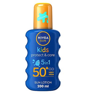 Nivea Sun Children's Coloured Spray SPF50 - 1 x 200ml