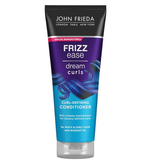 John Frieda Frizz Ease Dream Curls Curl-Defining Conditioner 250ml for Naturally Wavy & Curly Hair