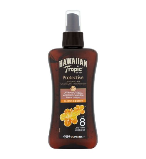 Hawaiian Tropic Spray Oil SPF8 200ml