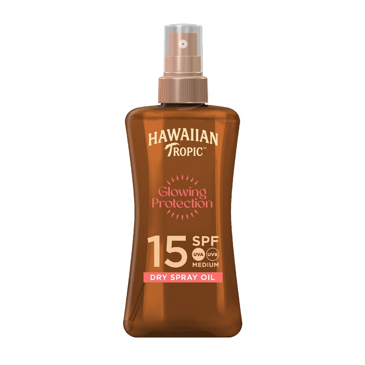 Hawaiian Tropic Glowing Protection Sunscreen Dry Oil Spf 15200 ml, 200ml