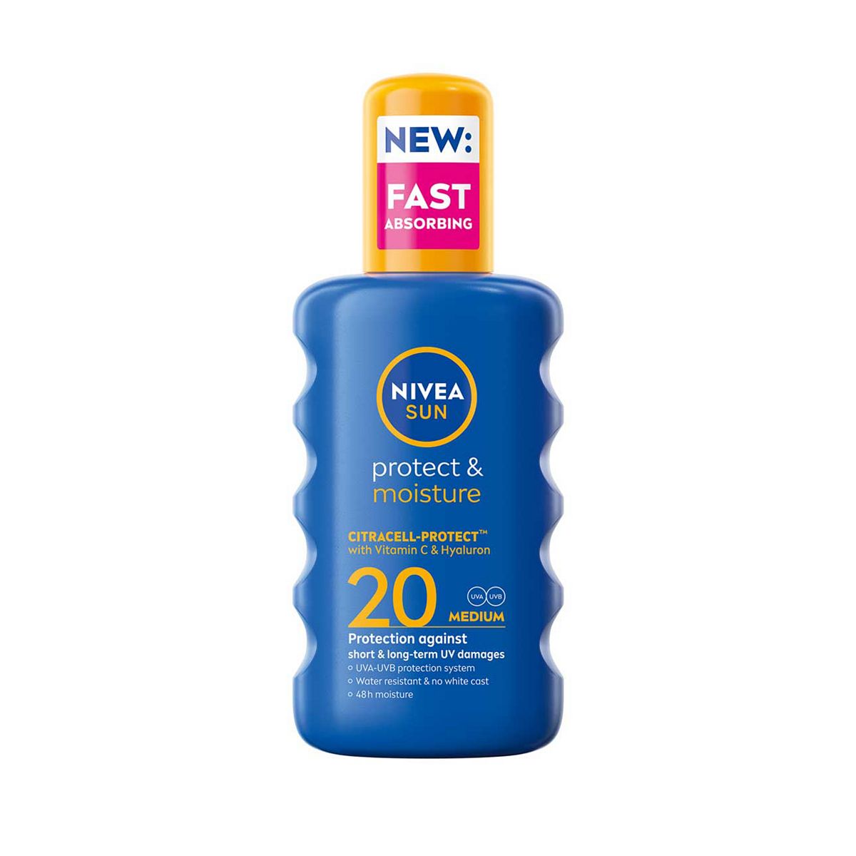 Nivea Sun Protect & Moisture Spray Spf 20200 Ml, 200Ml Cream