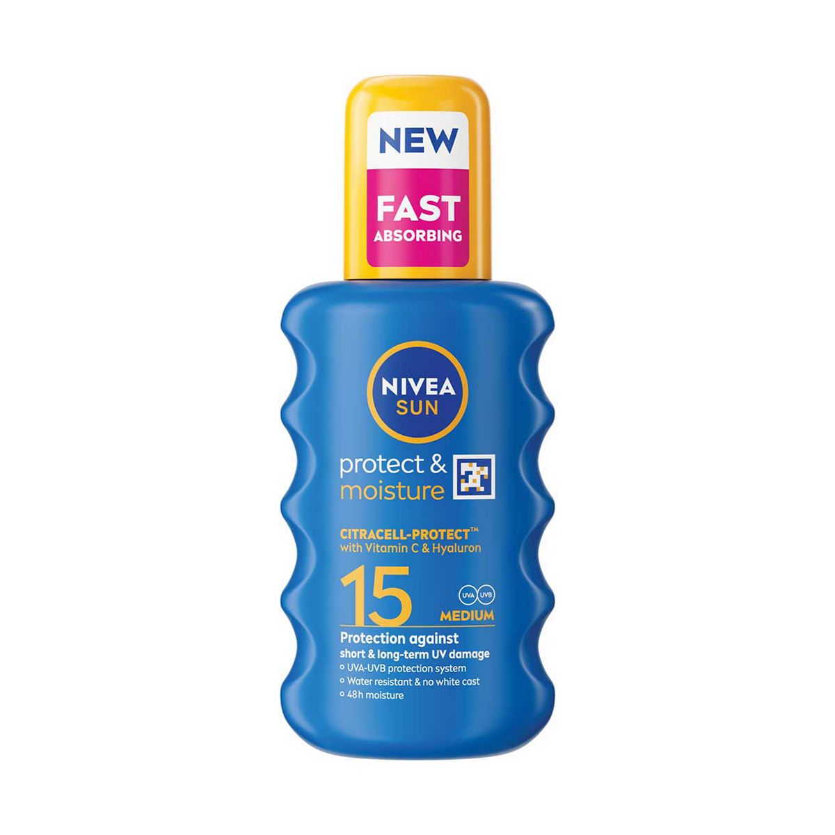 Nivea Sun Protect & Moisture Spray Spf 15200 Ml, 200Ml Cream