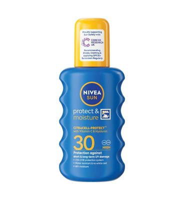 NIVEA SUN Protect & Moisture Sun Cream Spray SPF 30 200ml (3)