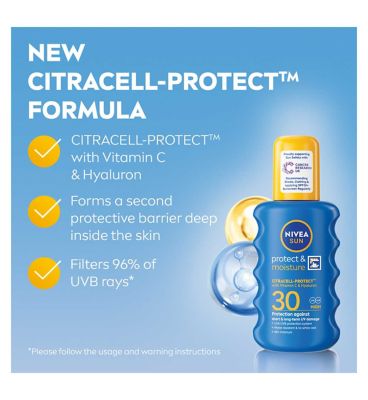 NIVEA SUN Protect & Moisture Sun Cream Spray SPF 30 200ml (11)