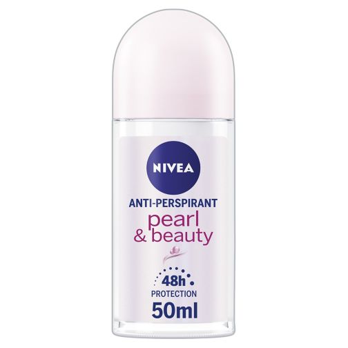NIVEA Anti-Perspirant Deodorant Roll-On, Pearl & Beauty, 48 Hours Deo, 50ml