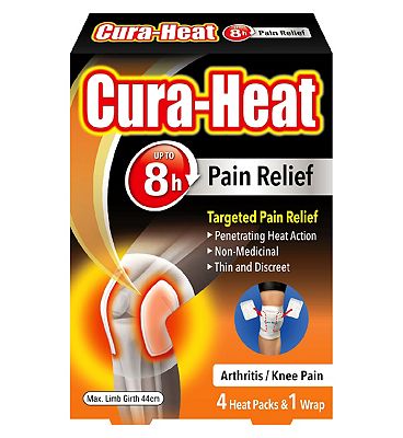 Cura-Heat Arthritis Pain Knee - 4 pack