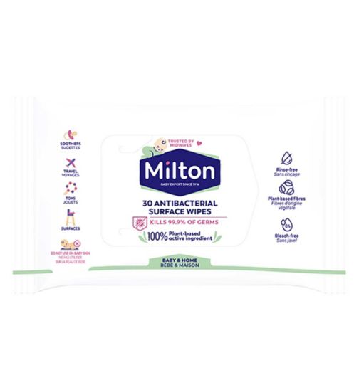 Milton Anti-Bacterial Surface Wipes x30