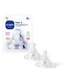 2x Extra Soft Bottle Spout - for Baby Bottles