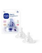 MAM Teats Size 3, Suitable for 4+ Months, MAM Fast Flow Teats with