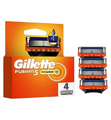 Gillette Fusion Power Razor Blades 4 Pack