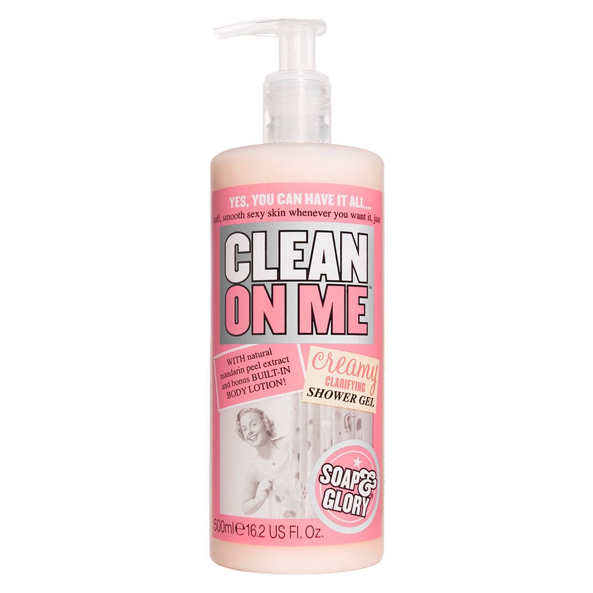 Soap & Glory Clean On Me Creamy Clarifying Shower Gel 500Ml