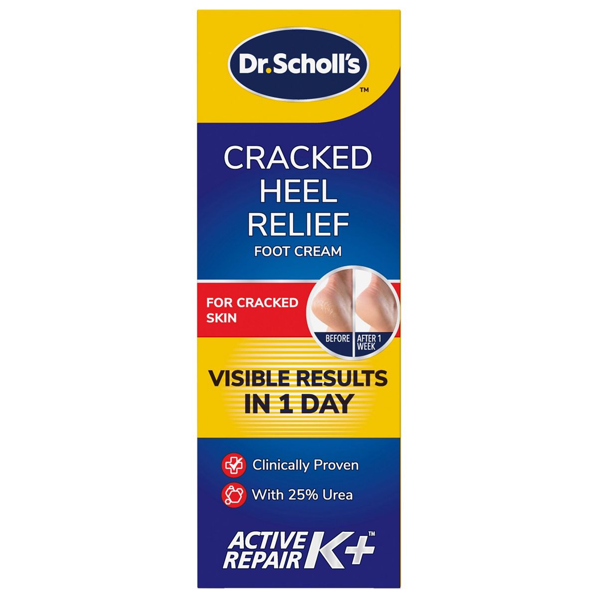 Scholl Dr. 's Cracked Heel Relief Foot Cream 60ml