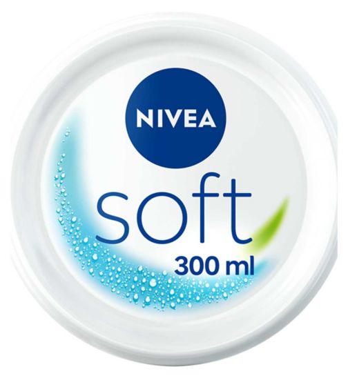 NIVEA Soft Moisturising Cream for face, hands and body, 300ml