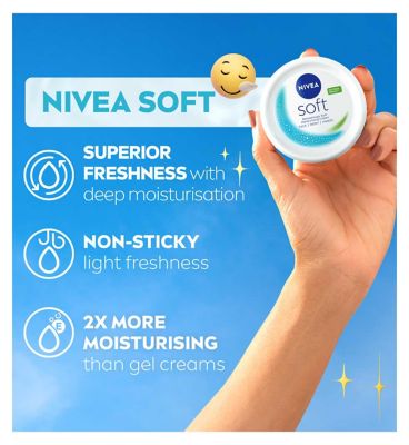 NIVEA Soft Moisturising Cream for Face, Hand and Body, 300ml (2)