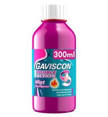 Gaviscon Double Action Oral Suspension Mint 300ml Boots Ireland