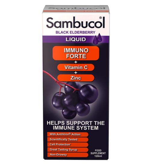 Sambucol Liquid Extract Immuno Forte Formula - 120 ml
