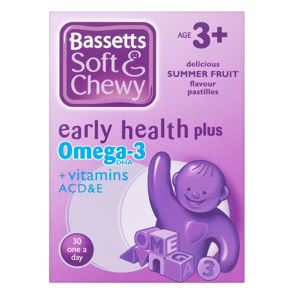   Chewy Omega 3 DHA and Vitamins A, C, D and E Pastilles   30   Boots