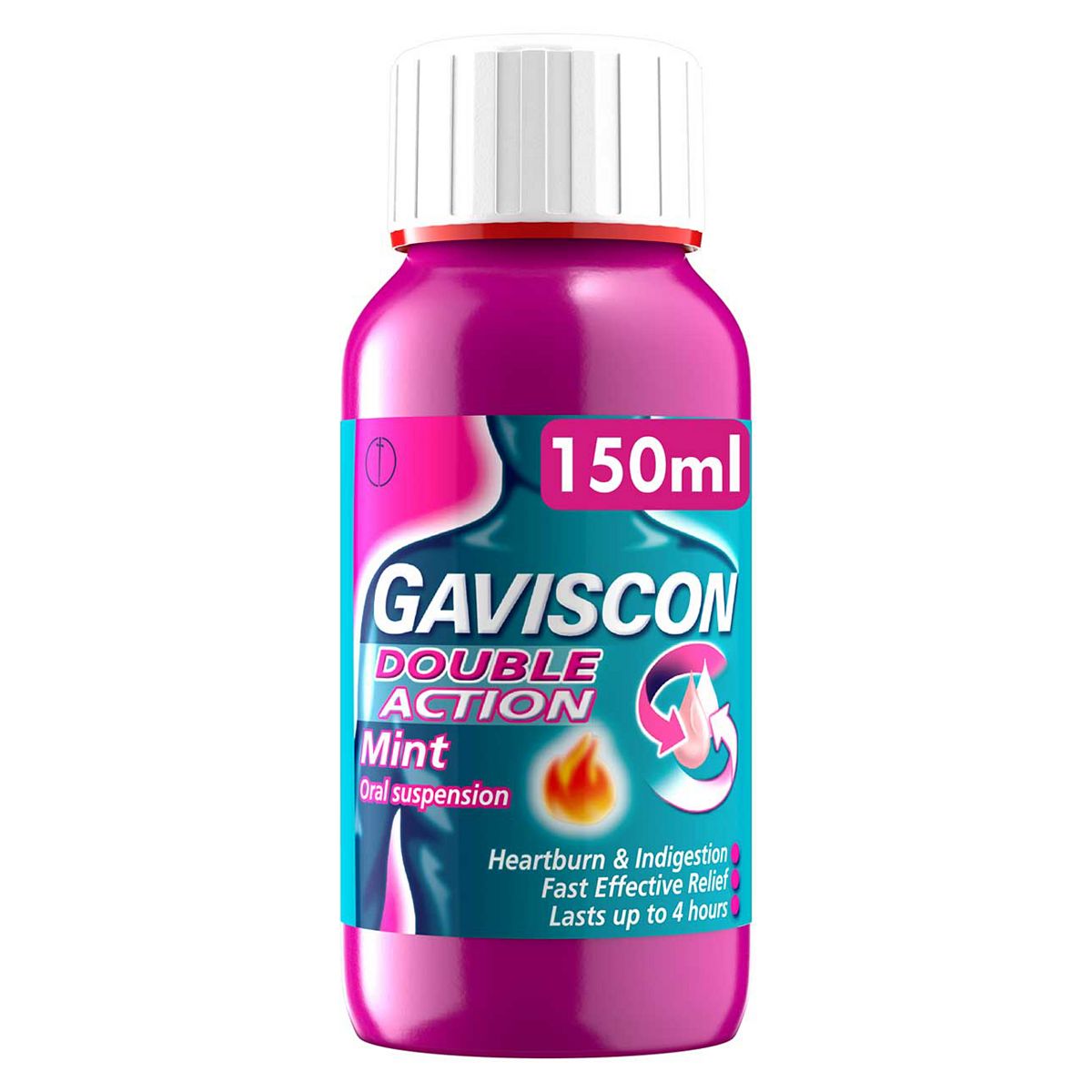 Gaviscon Double Action Mint Oral Suspension - 150ml