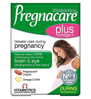 Vitabiotics Pregnacare Plus Omega-3 Dual Pack - 2 x 28