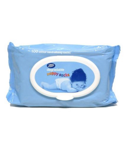 Boots Degradable Nappy Sacks, single pack = 100 bags