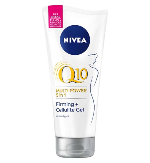 NIVEA Q10 Body Gel-Cream, Firming + Goodbye Cellulite, 200ml